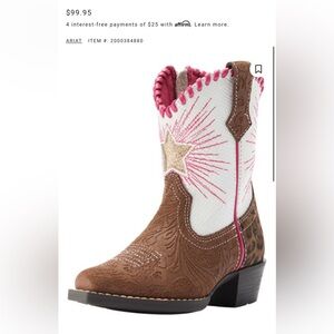 Ariat Toddler cowgirl boots